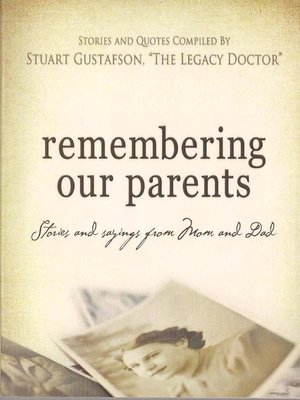 cover image of Remembering Our Parents ... Stories and Sayings from Mom & Dad